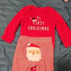 My First Christmas Matching Set - Red